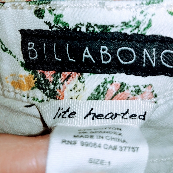 Billabong Light Hearted Cut Off Denim Shorts - Picture 3 of 4
